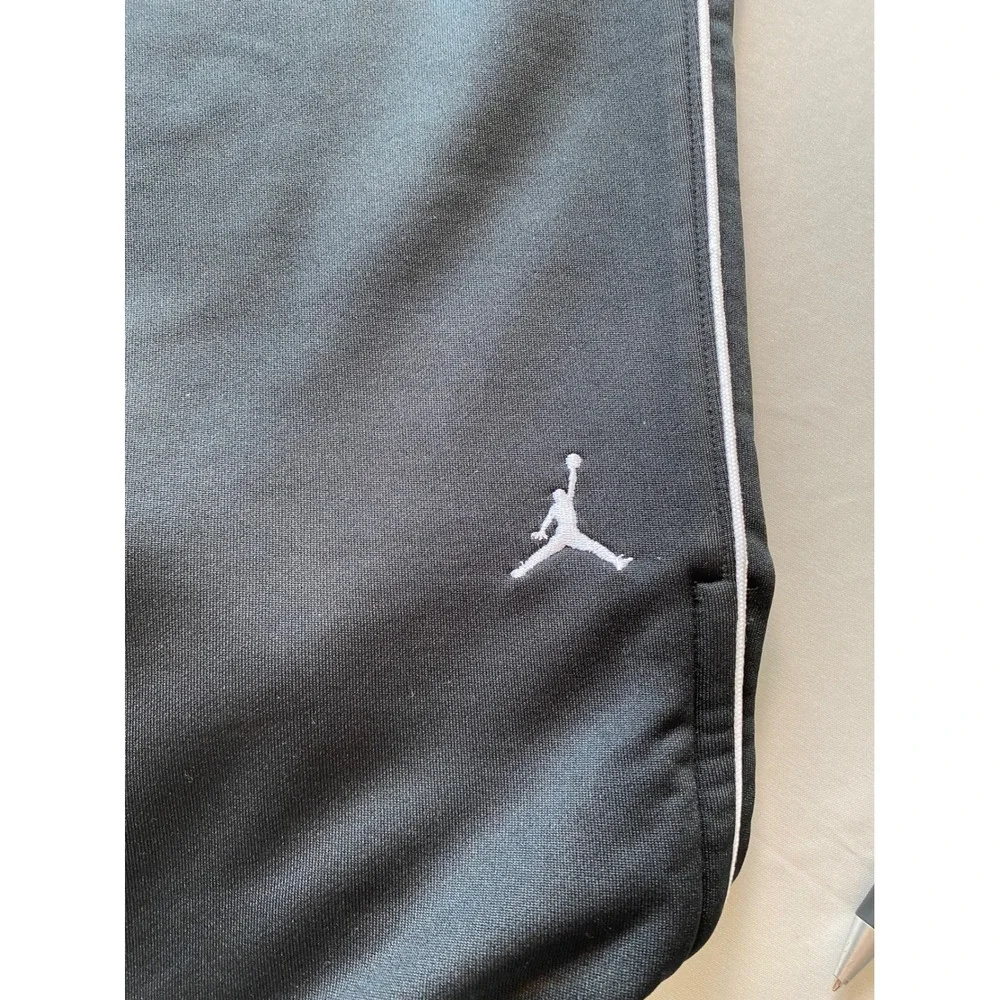 Jordan Brand Mens XL Black White Piping Track Pants 20th Anniversary Jumpman